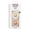 Bibs Suces Anatomical Pqt De 2 Ivory/Blush