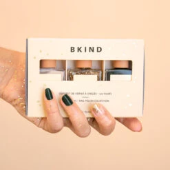 BKind Coffret De Vernis à Ongles Les Festifs -Fillettes & Fiston Soldes bkind coffret de vernis a ongles les festifs 2