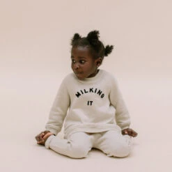 Claude & Co Sweat Milking ItOat -Fillettes & Fiston Soldes claude co sweat milking it oat 2