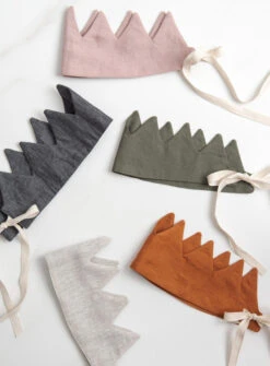 Confetti Mill Couronne En Lin Forest Green -Fillettes & Fiston Soldes confetti mill couronne en lin forest green 3