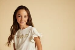 Creamie Haut à Manches Courtes Les Fleurs -Fillettes & Fiston Soldes creamie haut a manches courtes les fleurs 4