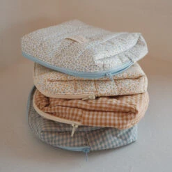 Dans Le Sac Pochette Matelassée Mama Blue Gingham -Fillettes & Fiston Soldes dans le sac pochette matelassee mama blue gingham 2