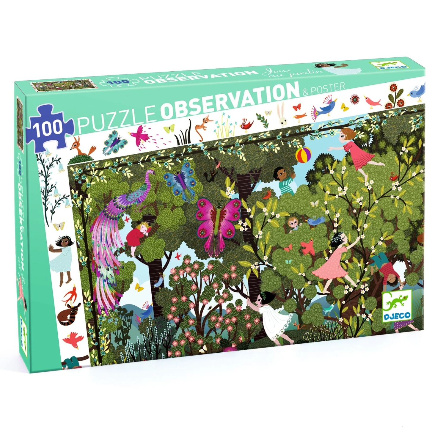 Djeco Casse-tête D'observation - Jeux Au Jardin (100 Mcx) 3 Djeco Casse-tête D'observation - Jeux Au Jardin (100 Mcx)