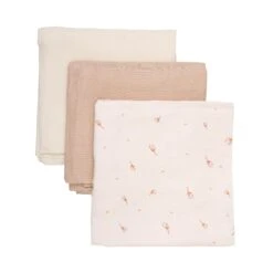 Fixoni Trio De Grandes Mousselines Dandelion Rose -Fillettes & Fiston Soldes fixoni trio de grandes mousselines dandelion rose 2