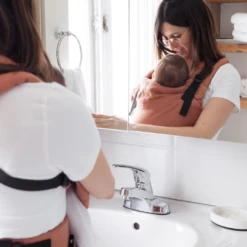 Gustine Porte-bébé Évolution Lin Blossom -Fillettes & Fiston Soldes gustine porte bebe evolution lin blossom 4