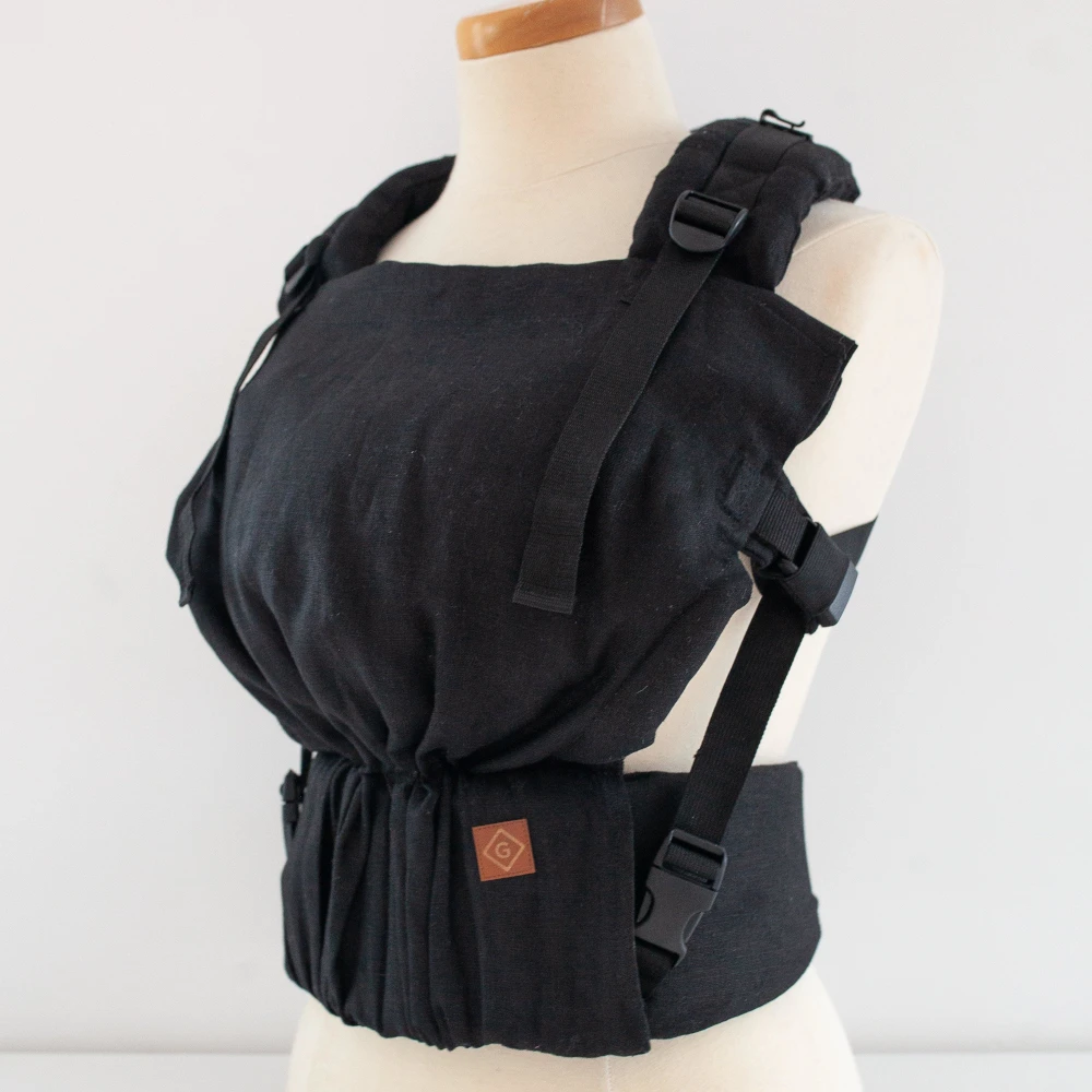 Gustine Porte-bébé Évolution Lin Intemporel 4 Gustine Porte-bébé Évolution Lin Intemporel – Image 2