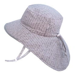 Jan & Jul Chapeau Aventure Grey Herringbone -Fillettes & Fiston Soldes jan jul chapeau aventure grey herringbone 2