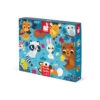 Janod Puzzle Tactile Géant - Les Animaux De La Forêt (20 Mcx) -Fillettes & Fiston Soldes janod puzzle tactile geant les animaux de la foret