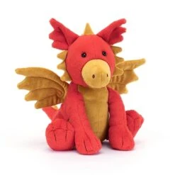 Jellycat Peluche Darvin Dragon -Fillettes & Fiston Soldes jellycat peluche darvin dragon 3