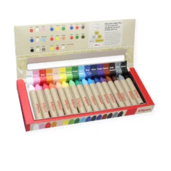 Kitpas Crayons En Cire De Riz 16 Couleurs -Fillettes & Fiston Soldes kitpas crayons en cire de riz 16 couleurs
