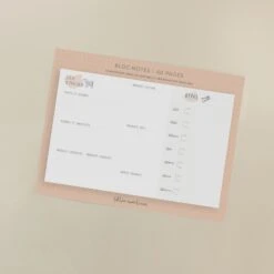 Les Belles Combines Bloc-notes Liste D’épicerie