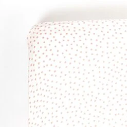 Lil North Co. Drap Contour De Bassinette Blush Dots -Fillettes & Fiston Soldes lil north co drap contour de bassinette blush dots 2