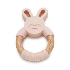 Loulou Lollipop Anneau De Dentition Lapin Blush Pink