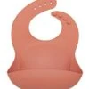 Loulou Lollipop Bavette De Silicone Terra Cotta -Fillettes & Fiston Soldes loulou lollipop bavette de silicone terra cotta