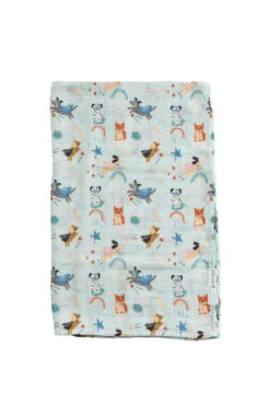 Loulou Lollipop Couverture En Mousseline Superhero Dog