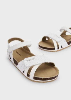 Mayoral Sandales Brodées Blanches -Fillettes & Fiston Soldes mayoral sandales brodees blanches 2