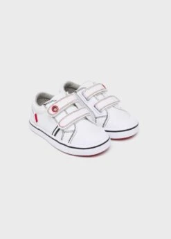 Mayoral Souliers En Toile Blanc -Fillettes & Fiston Soldes mayoral souliers en toile blanc 4