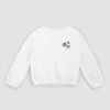 Miles Chandail Broderie Fleurs D'automne -Fillettes & Fiston Soldes miles chandail broderie fleurs dautomne