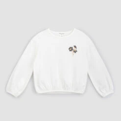 Miles Chandail Broderie Fleurs D'automne