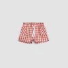 Miles Short Red Gingham Bébé -Fillettes & Fiston Soldes miles short red gingham bebe