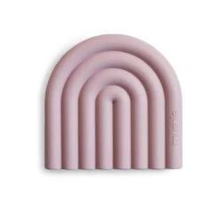 Mushie Arc-en-ciel De Dentition Mauve -Fillettes & Fiston Soldes mushie arc en ciel de dentition mauve 2