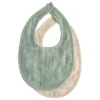 Mushie Bavoir Muslin Roman Green/Fog