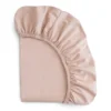 Mushie Drap Contour De Bassinette En Coton Extensible Blush 2 Mushie Drap Contour De Bassinette En Coton Extensible Blush -Fillettes & Fiston Soldes mushie drap contour de bassinette en coton extensi