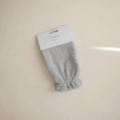 Mushie Gants Débarbouillettes Gray -Fillettes & Fiston Soldes mushie gants debarbouillettes gray 3