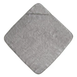 Mushie Serviette à Capuche Gray -Fillettes & Fiston Soldes mushie serviette a capuche gray 2