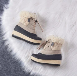 Olang Bottes Ape Beige -Fillettes & Fiston Soldes olang bottes ape beige 1