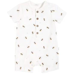 Petit Lem Romper Short Abeilles -Fillettes & Fiston Soldes petit lem romper short abeilles 2