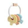 Plan Toys Trousseau De Clés Hochet Pastel -Fillettes & Fiston Soldes plan toys trousseau de cles hochet pastel