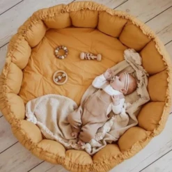 Play N Go Tapis De Jeu 3 En 1 - Moutarde -Fillettes & Fiston Soldes play n go tapis de jeu 3 en 1 moutarde 3