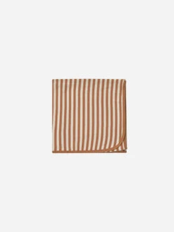Quincy Mae Couverture Gaufrée Clay Stripe