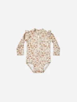 Quincy Mae Maillot Une Pièce Manches Longues Garden -Fillettes & Fiston Soldes quincy mae maillot une piece manches longues garde 2