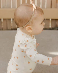 Quincy Mae Maillot Une Pièce Manches Longues Oranges -Fillettes & Fiston Soldes quincy mae maillot une piece manches longues orang 3