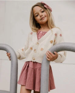 Rylee + Cru Cardigan Boxy Fall Flowers -Fillettes & Fiston Soldes rylee cru cardigan boxy fall flowers 2