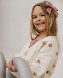 Rylee + Cru Cardigan Boxy Fall Flowers -Fillettes & Fiston Soldes rylee cru cardigan boxy fall flowers 3