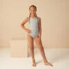 Rylee + Cru Léotard Blue Daisy -Fillettes & Fiston Soldes rylee cru leotard blue daisy