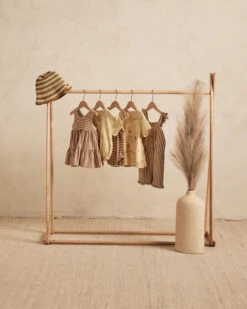 Rylee + Cru Robe Ruby Camel Stripe